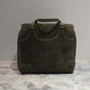 Banana Republic Olive Green Suede Mini Bag